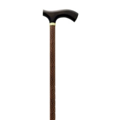 Bastó extensible puny de fusta